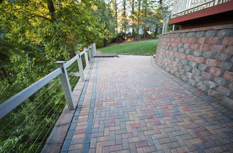 Retaining Wall with Pavers